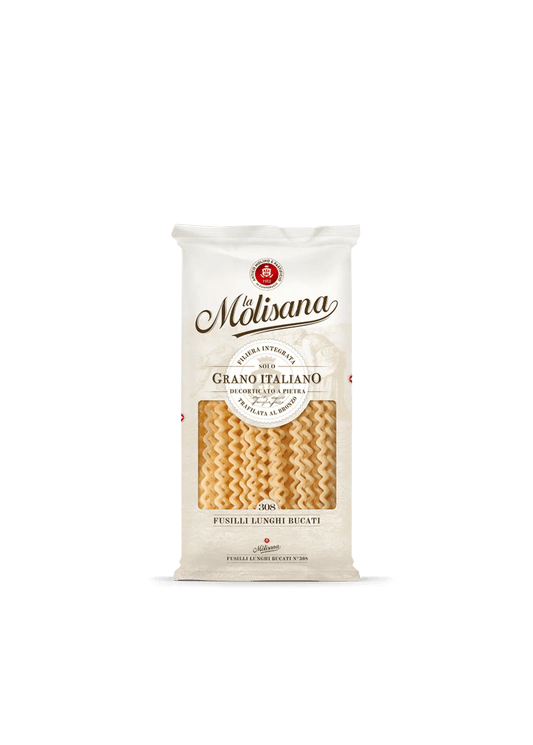 La Molisana Fusilli Lunghi Bucati 100% Italian Grain Pasta (20 bags)