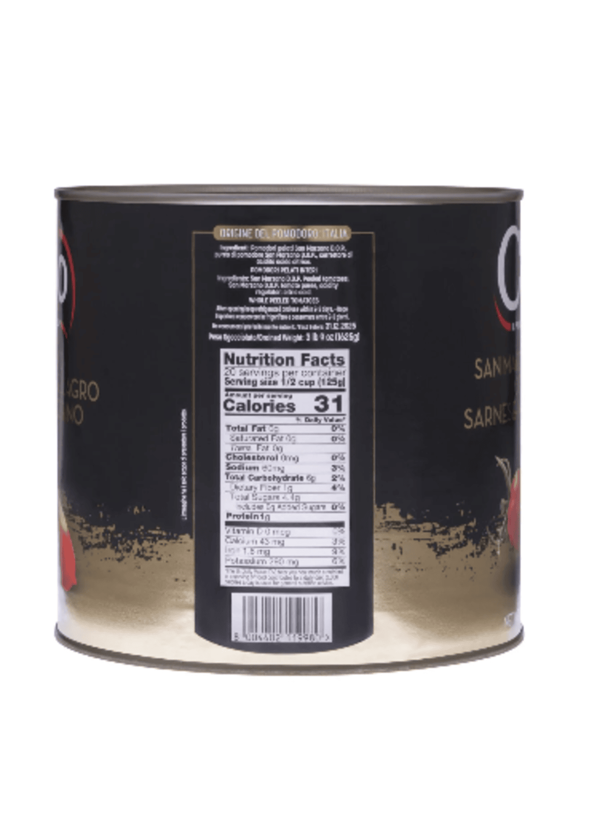 San Marzano Tomatoes D.O.P (12, 28oz cans)