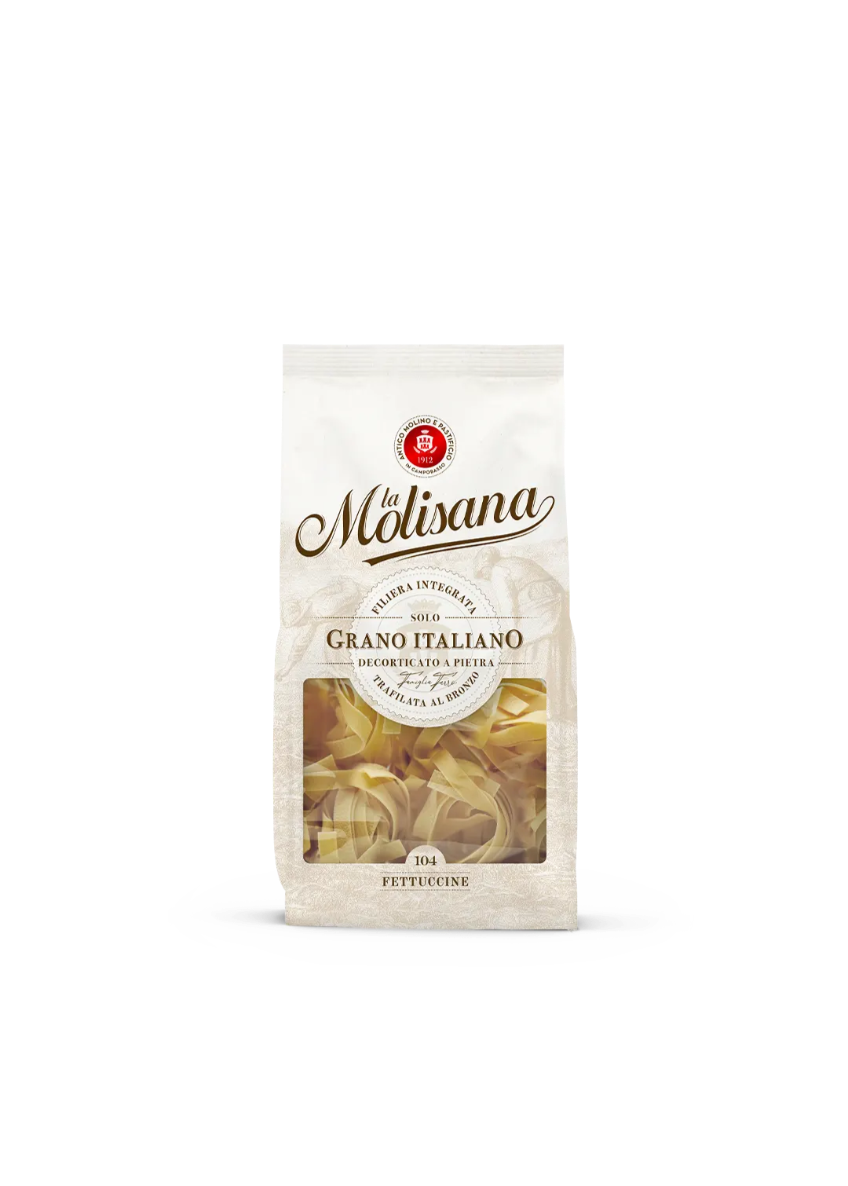 La Molisana Fettuccine 100% Italian Grain Pasta (12 bags)