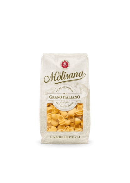 La Molisana Lumache Rigate 100% Italian Grain Pasta (24 bags)